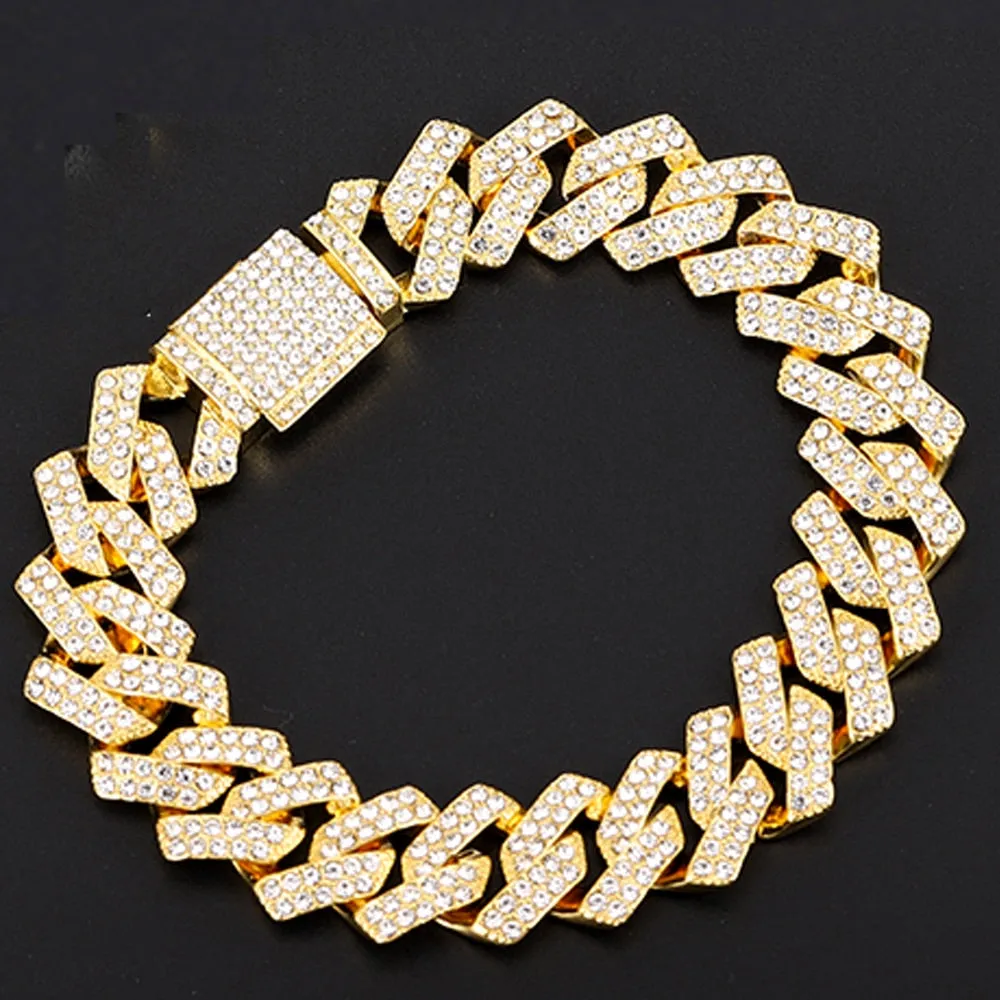 Iced Out Micro Pave Cubic Zirconia Finish Watches and bracelet