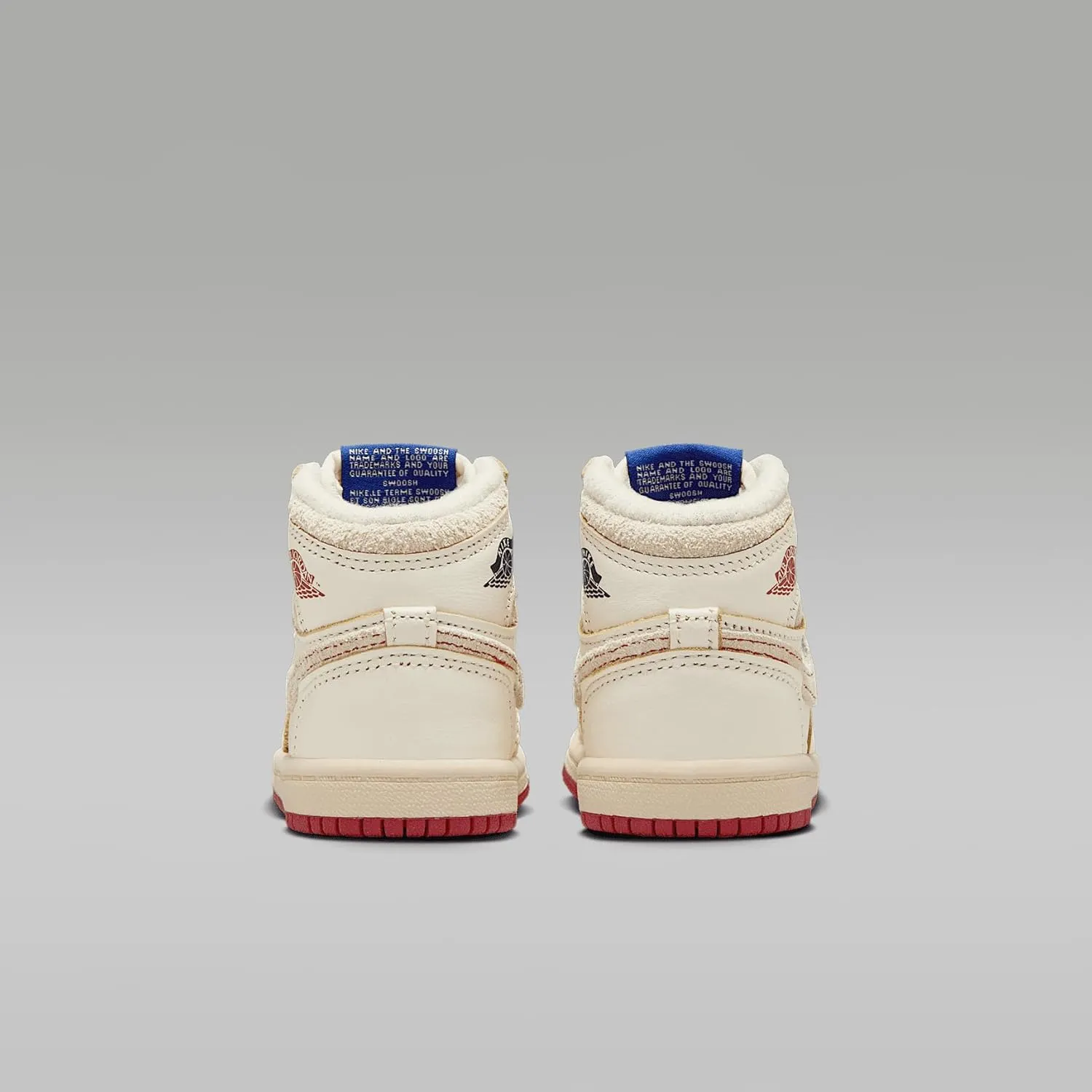 Jordan 1 Retro High OG Baby/Toddler Shoes (FD2598-100, Sail/Light Bone/Pale Ivory/Cinnabar)
