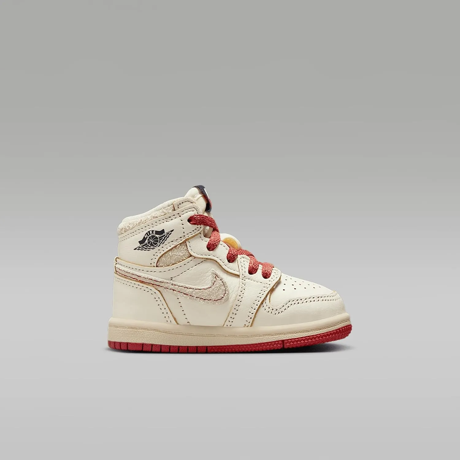 Jordan 1 Retro High OG Baby/Toddler Shoes (FD2598-100, Sail/Light Bone/Pale Ivory/Cinnabar)