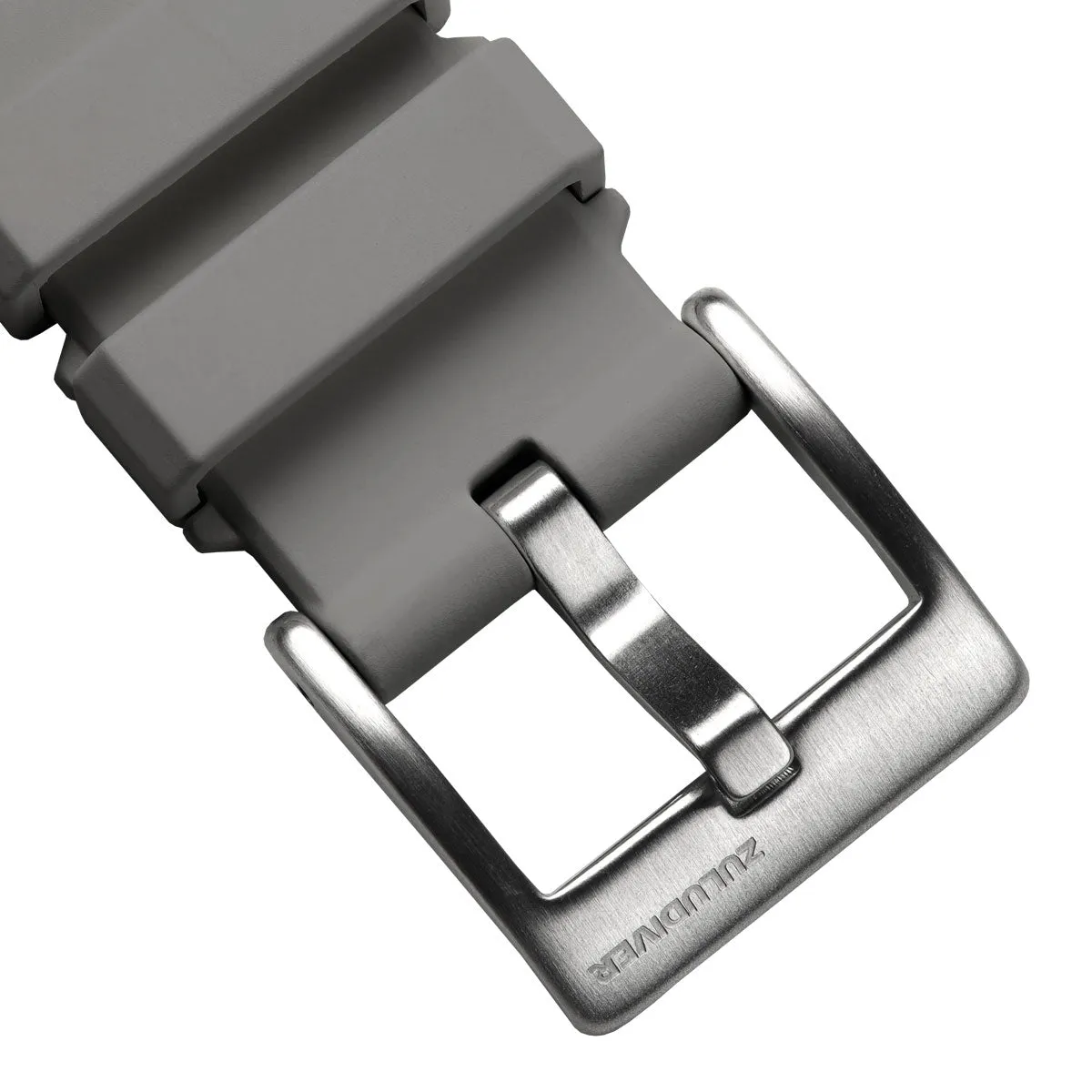 Kingsand ZULUDIVER Rubber Watch Strap - Mist Grey