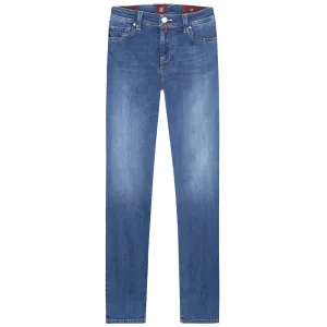 Light Blue Cotton Men Jeans