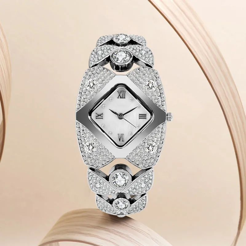  Limited time 50% off! Women's Retro Quartz Watch with Sparkling RhinestonesThe more you buy, the higher the discount
