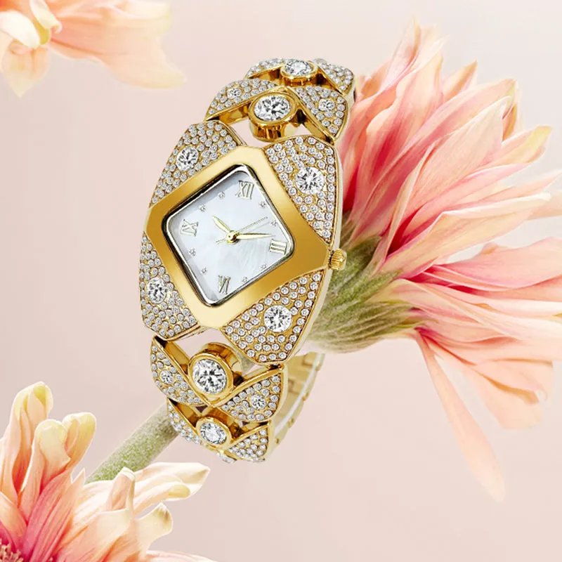  Limited time 50% off! Women's Retro Quartz Watch with Sparkling RhinestonesThe more you buy, the higher the discount