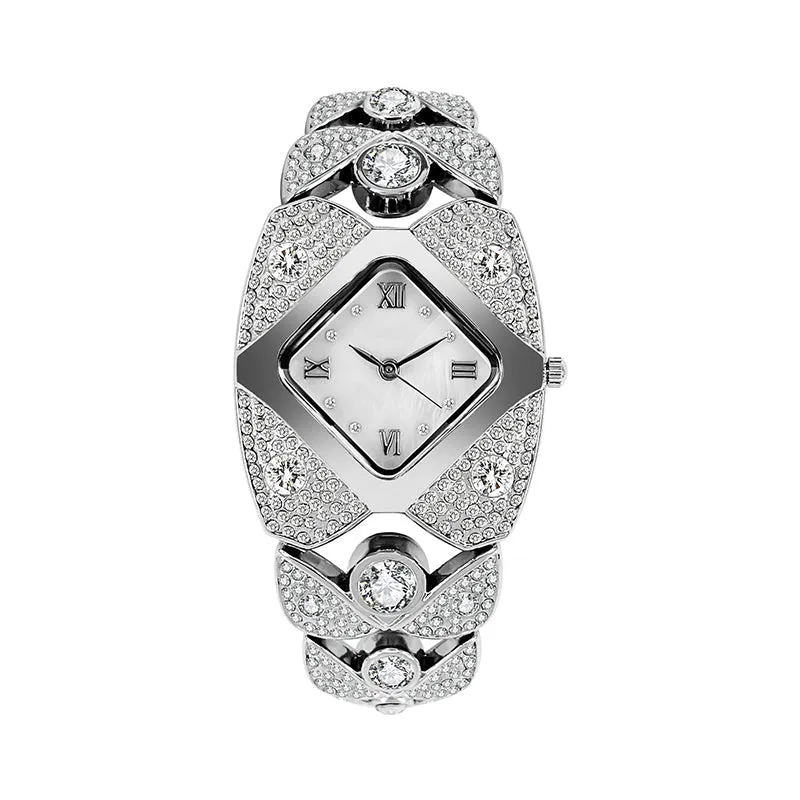 Limited time 50% off! Women's Retro Quartz Watch with Sparkling RhinestonesThe more you buy, the higher the discount