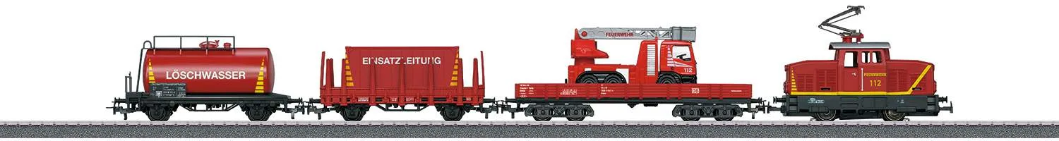 Marklin H0 29722 MÃ¤rklin Start up - Fire Department Starter Set for Children Ages 6 and above  2023 New Item