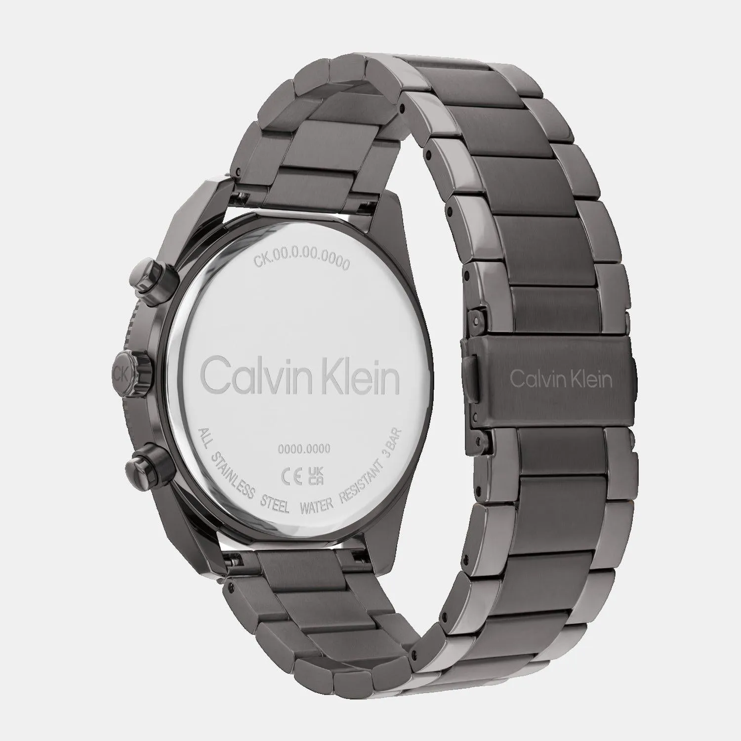 Men Quartz Grey Dial Stainless Steel Watch 25200462