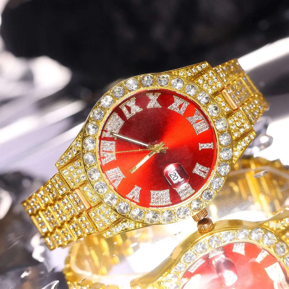 Men Women Watches Gold Watch Ladies Wrist Watch