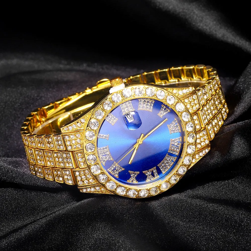 Men Women Watches Gold Watch Ladies Wrist Watch