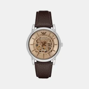Men's Analog Leather Automatic Watch AR1982