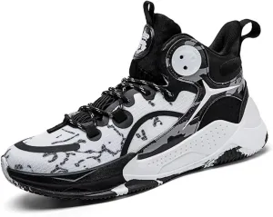 Men's Basketball Shoes with Anti Slip Air Cushion Shock Absorption Durability Lightweight Comfortable Sports Boots