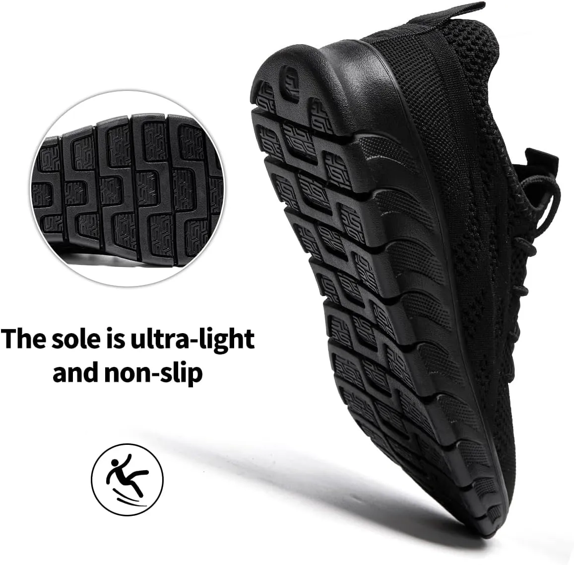 Men's Non-Slip Lightweight Running Shoes Comfortable Walking Shoe Mens Fashion Workout Gym Sneakers for Casual