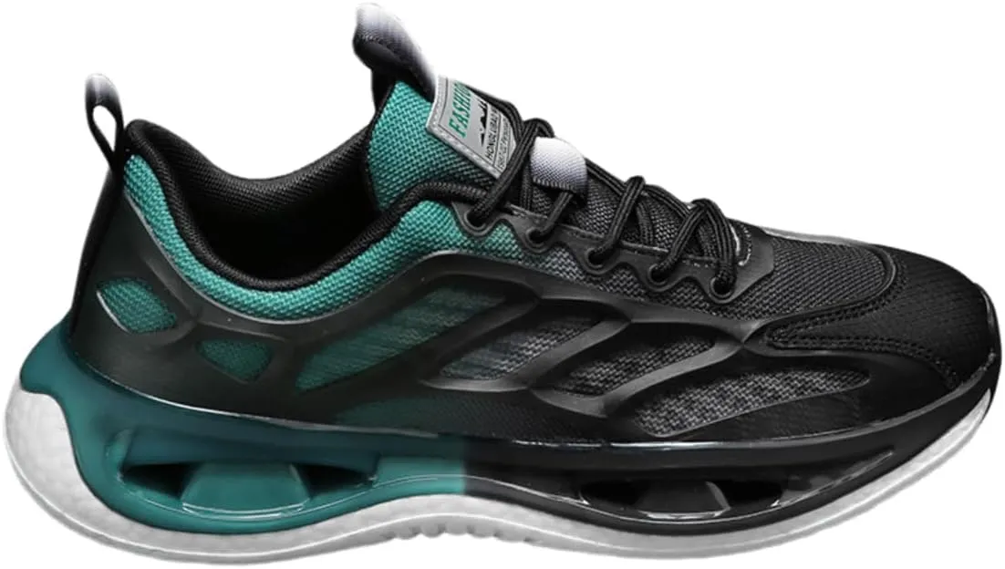 Men's Road Running Shoes Lightweight Breathable Non Slip Fashion Sneakers, Comfortable Walking Tennis Shoes, Athletic Gym Workout Jogging Cushioning Sports Shoes