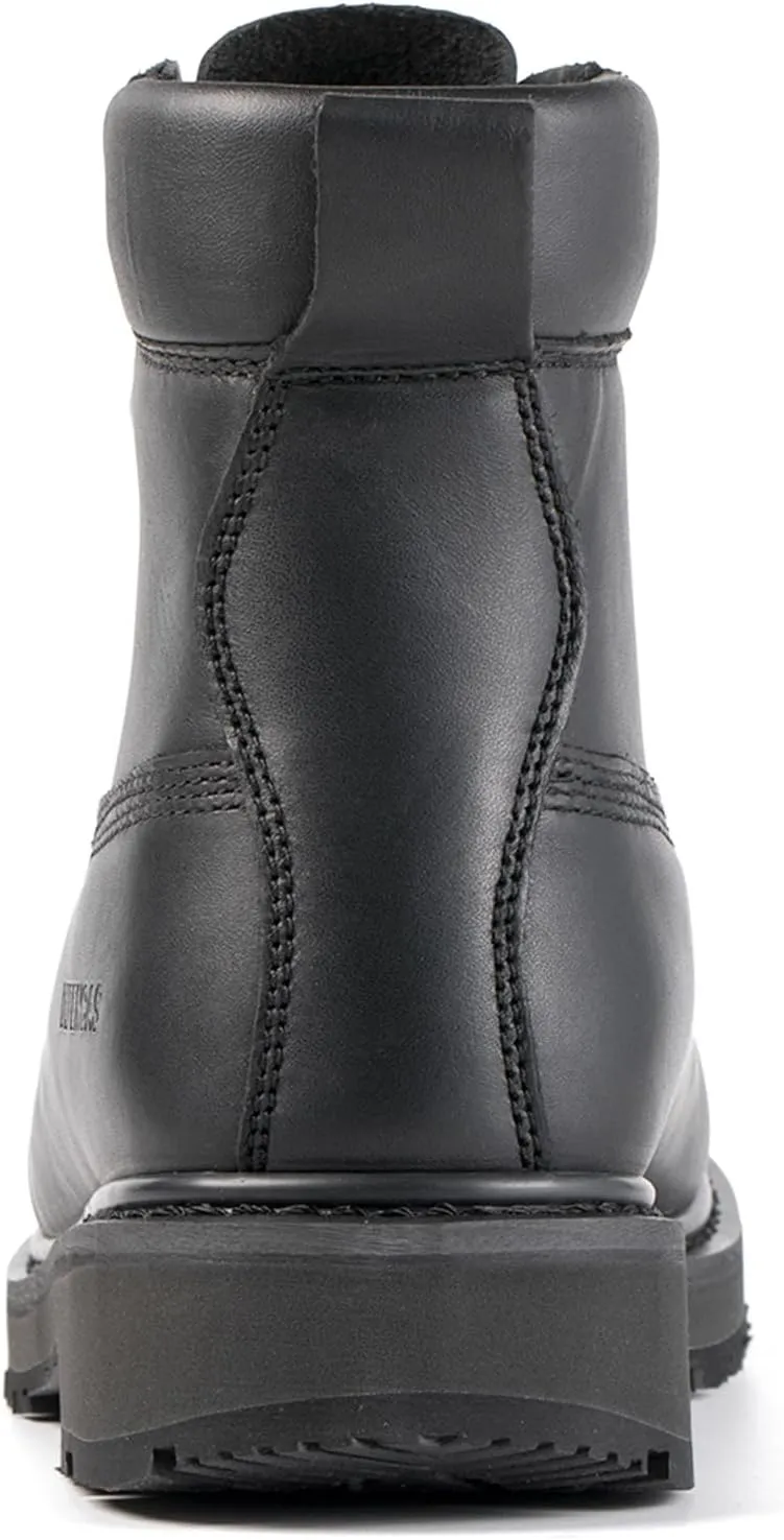 Men's SureTrack 6" Leather Soft Toe Work Boots for Men, Slip-Resistant, Goodyear Welt, EH 84101