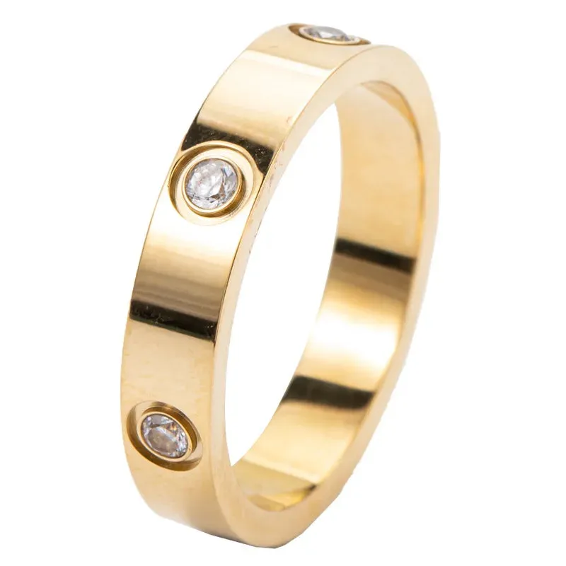 MONA  Sleek Modern Gold Ring