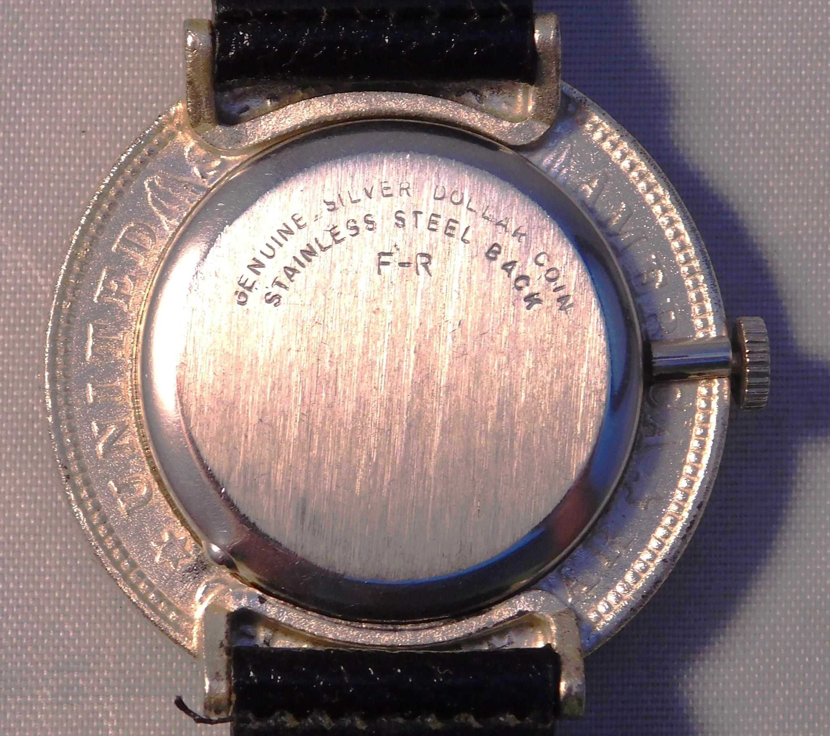 Morgan Silver Dollar 1921 Coin Watch Swiss 17 Jewel Manual Wind Movement ....38mm