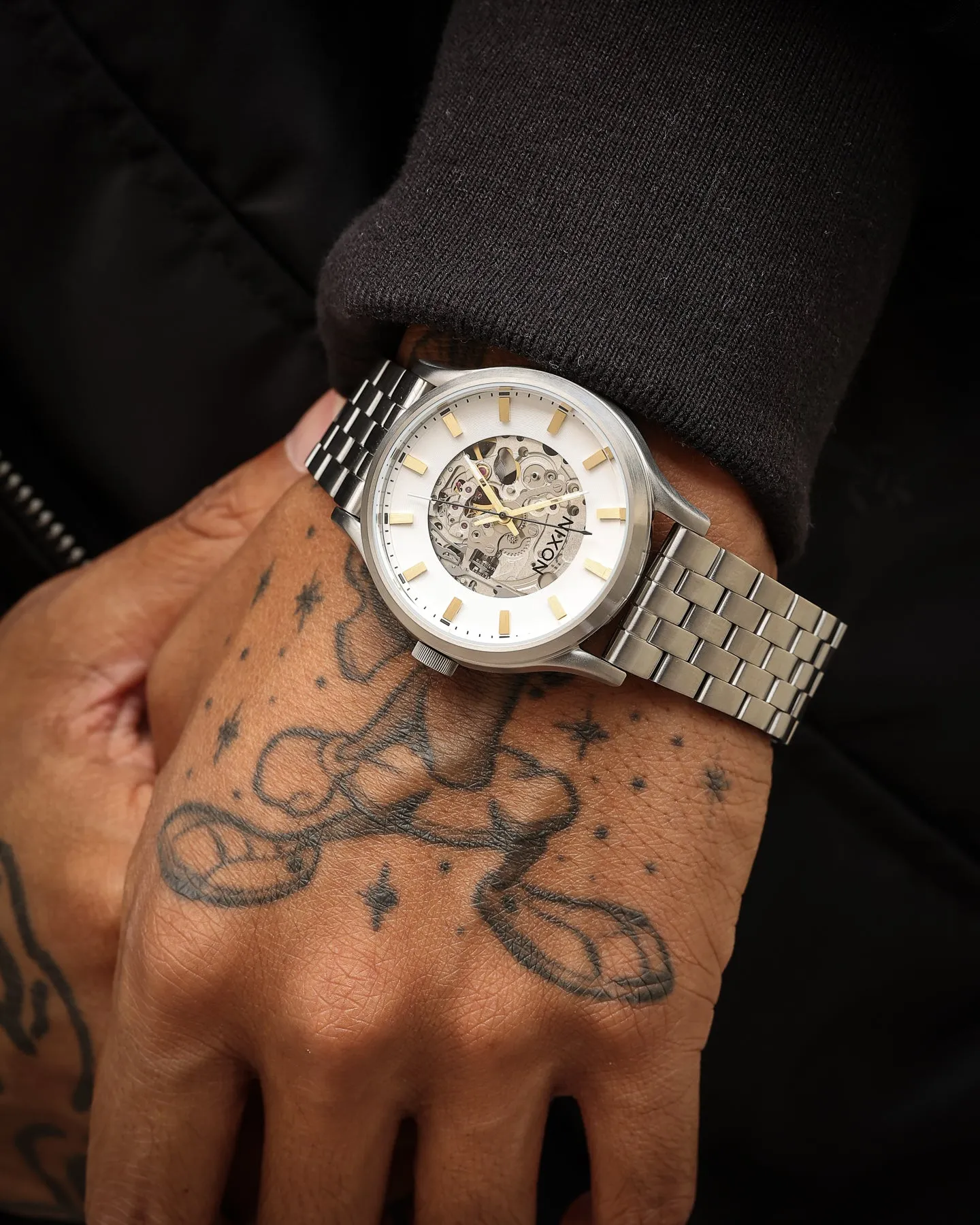 Nixon Spectra Watch Silver/White