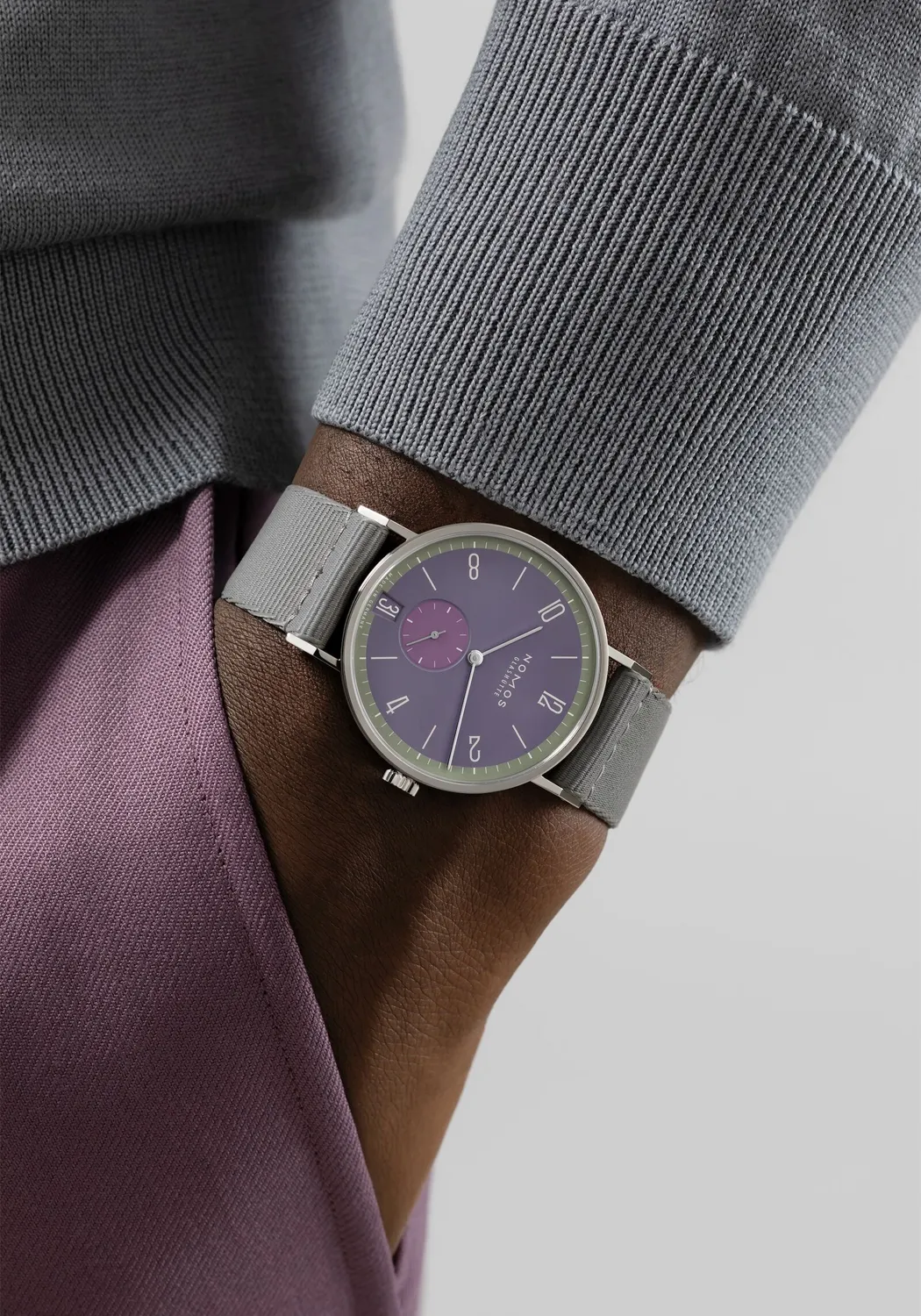 NOMOS Tangente 38 Date Mauvegrün | Ref. 179.S9 | LE175 | SOLD OUT