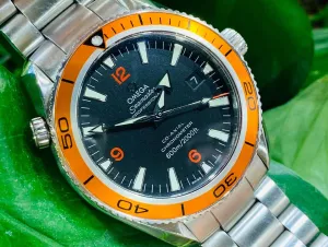 Omega Seamaster Planet Ocean With Orange Bezel