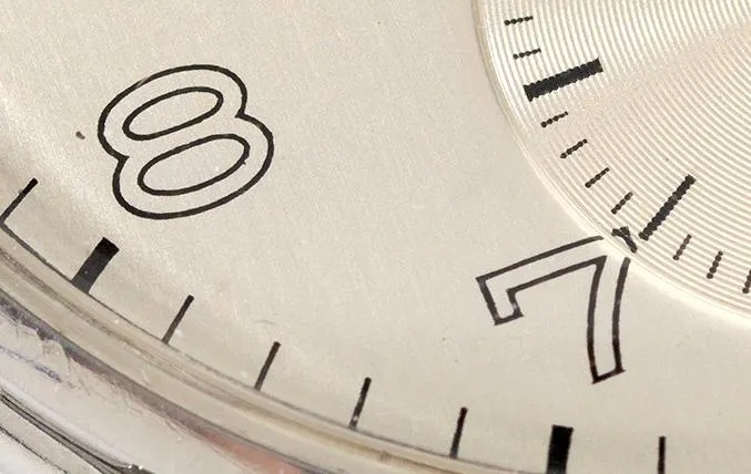 Omega Steel Oversize Watch Ref 2603-7 from 1950s Large Case 38mm