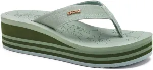 ONCAI Womens Platform Flip Flops Trendy Dressy Womans Summer Sandals with Comfortable Flatform Arch Support Walking Outdoor Rubber Soles (US Size 5-11)