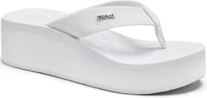 ONCAI Womens Platform Flip Flops Trendy Dressy Womans Summer Sandals with Comfortable Flatform Arch Support Walking Outdoor Rubber Soles (US Size 5-11)