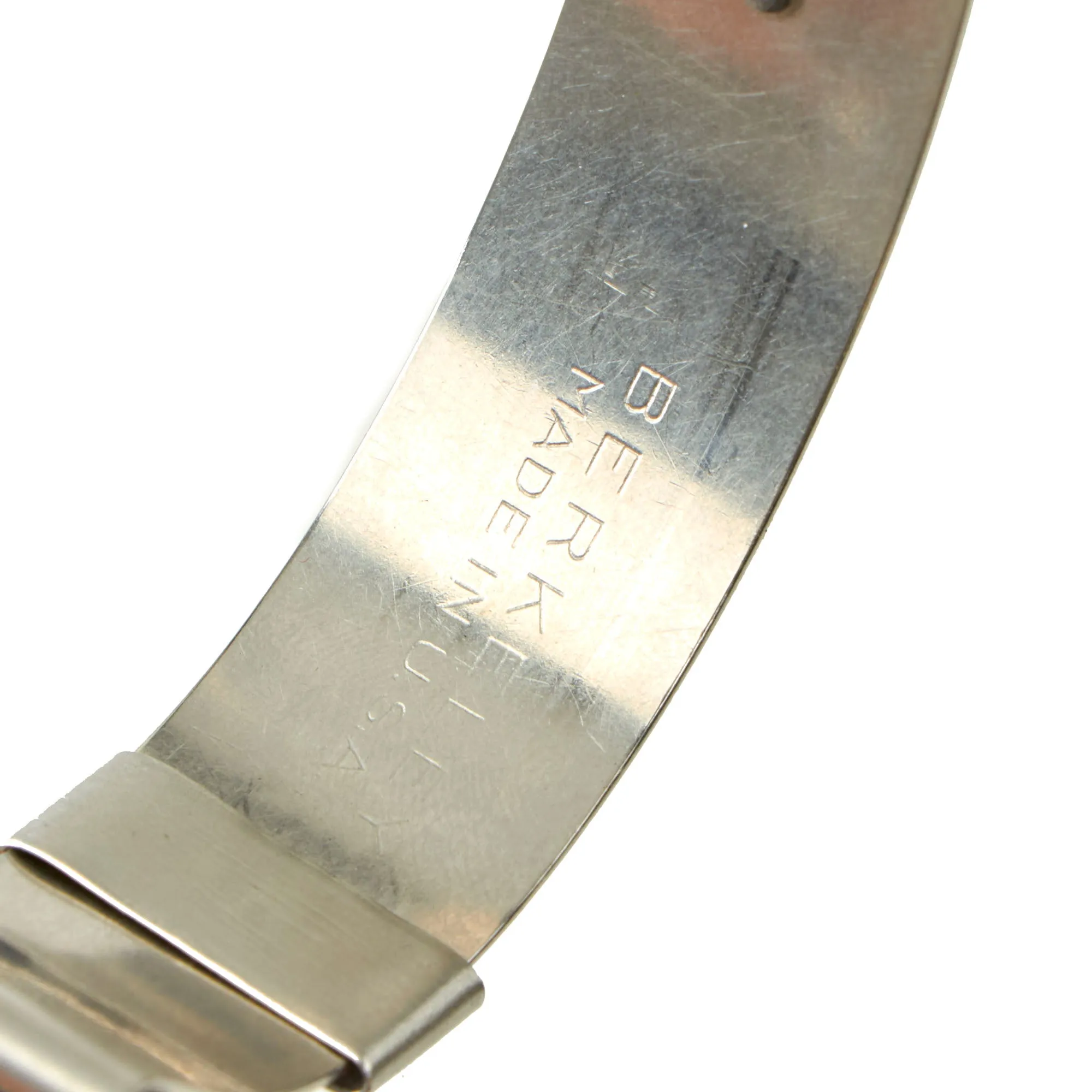 Original U.S. WWII New Old Stock Type A-11 USAAF Wrist Watch by Elgin With Original Aluminum Watch Band by Berkeley - Serial # Y643276 (1945)