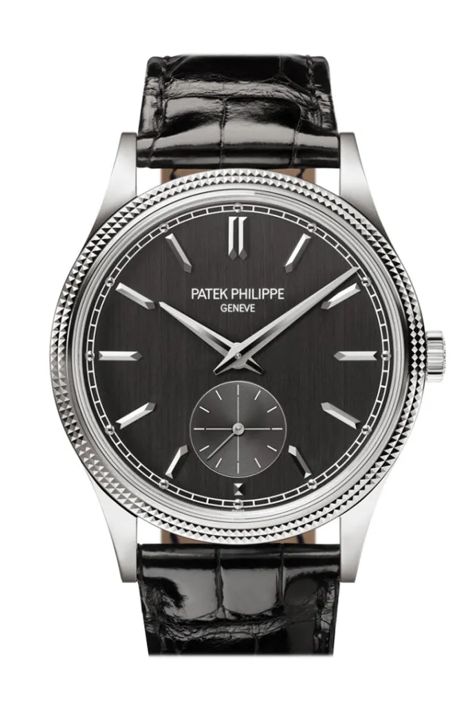 Patek Philippe Calatrava Black Dial Watch 6119G-001
