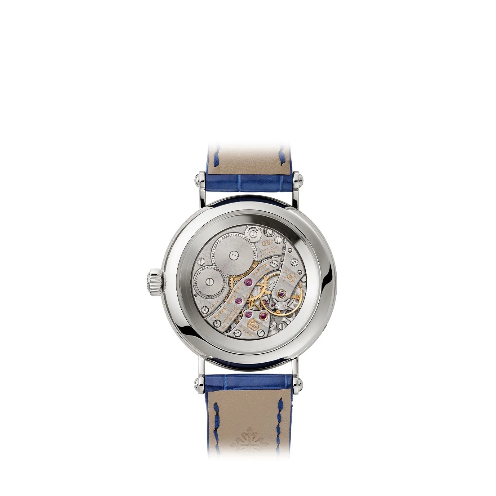 Patek Philippe Complications Moon Phases & Small Seconds, Blue Sunburst Dial 7121/200G-001