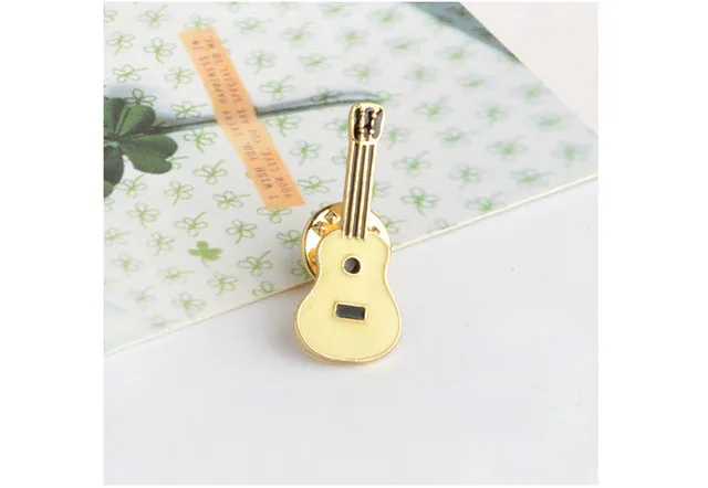 Pineapple Toucan rainbow Lips Juice Flamingos Sunglass Watermelon Hat Guitar Brooch Denim Jacket Pin Badge Fashion Jewelry