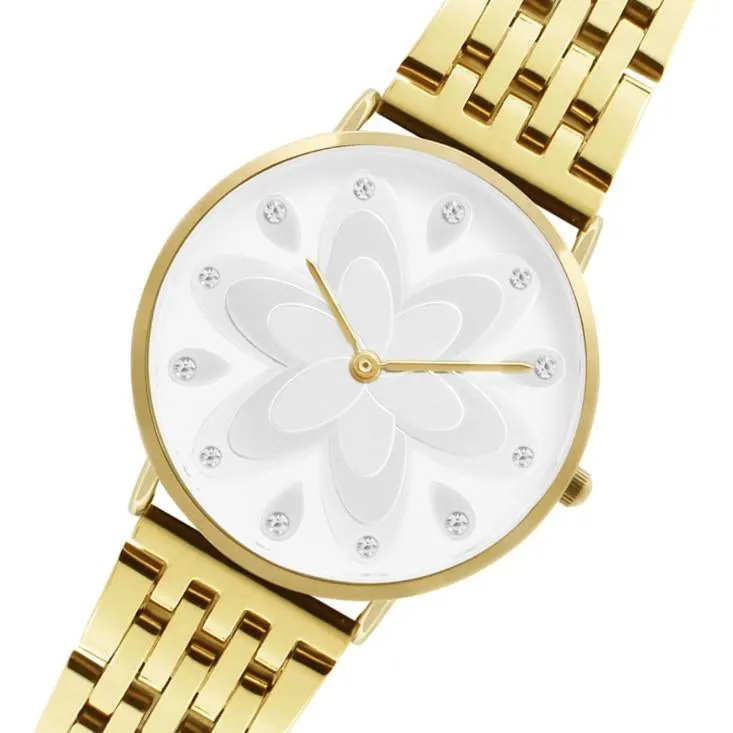 Q-Era Gold Steel Women's  Watch - QV2802-88