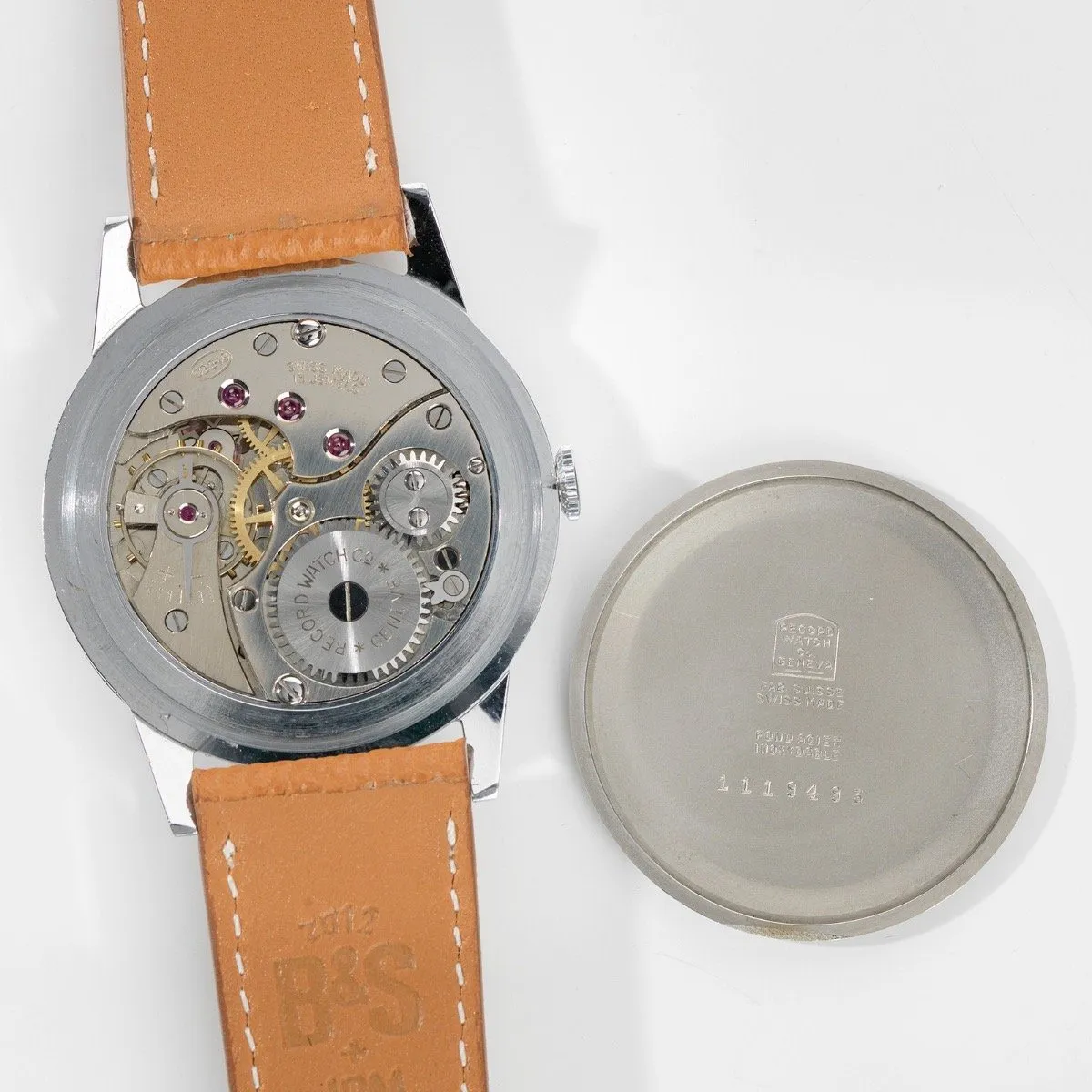 Record Oversize 1950s Large Case 38mm