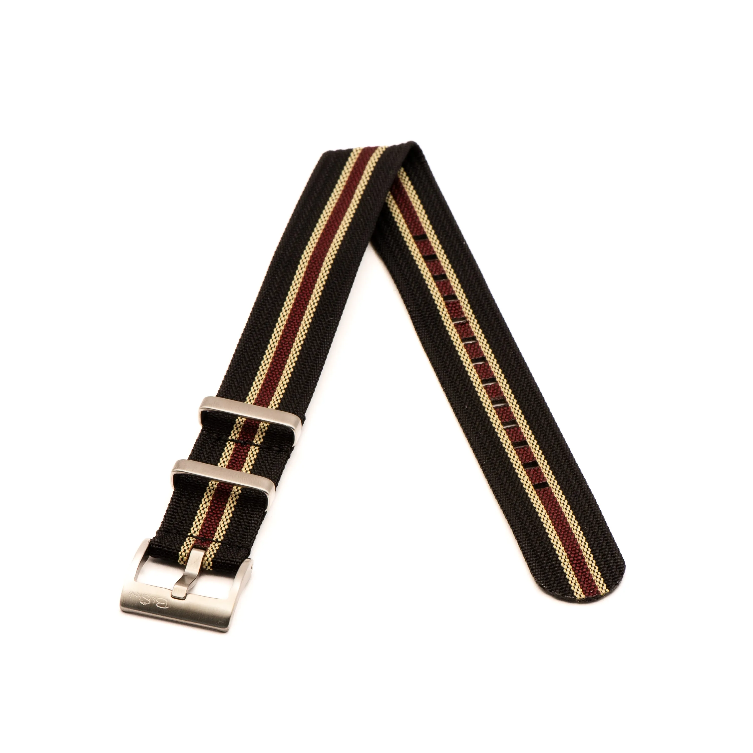 Ribbed Single-Pass - Black, Tan & Red