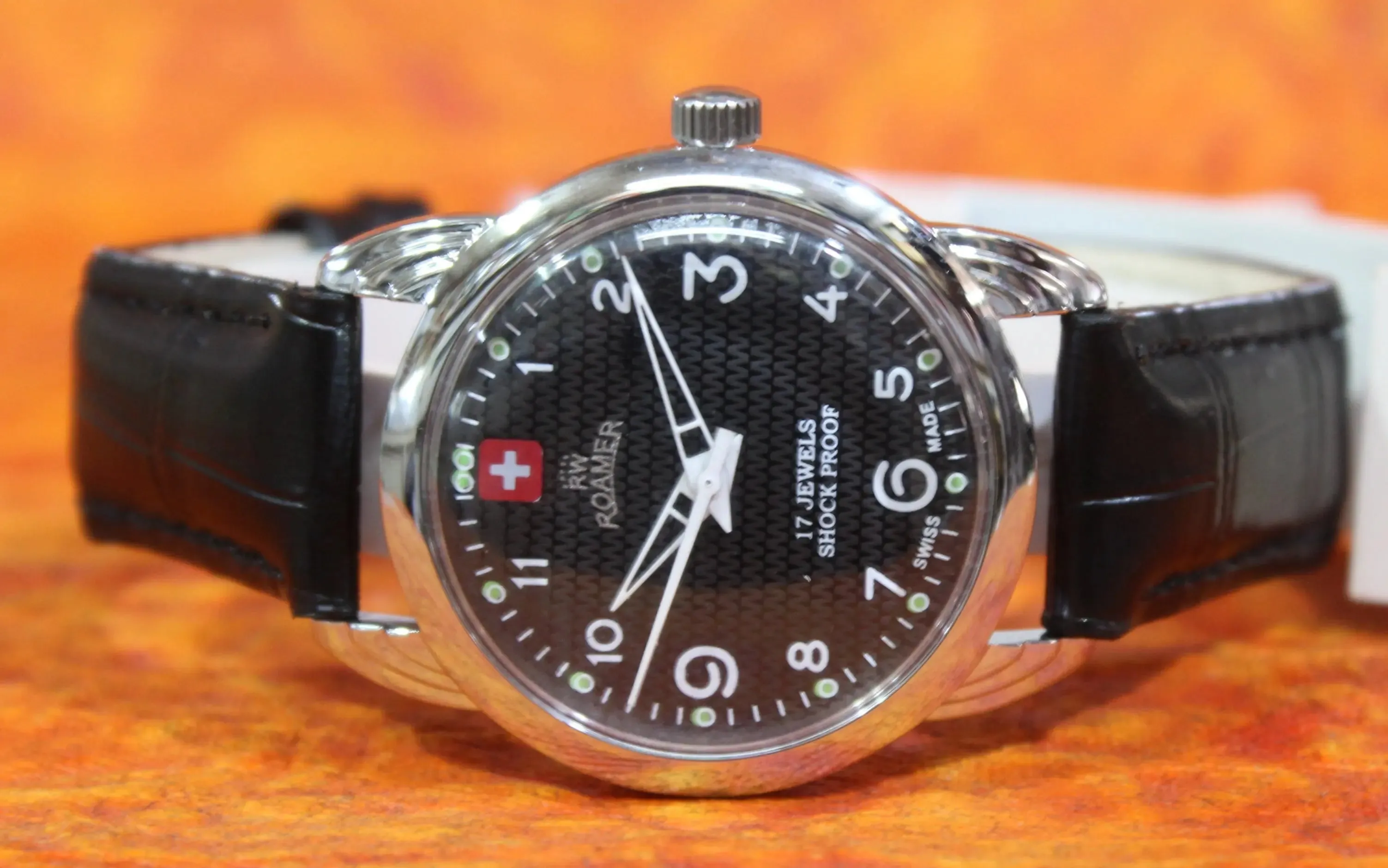 Roamer ST96 Watch 17 Jewels Mechanical Hand Winding Swiss Made Mechanism