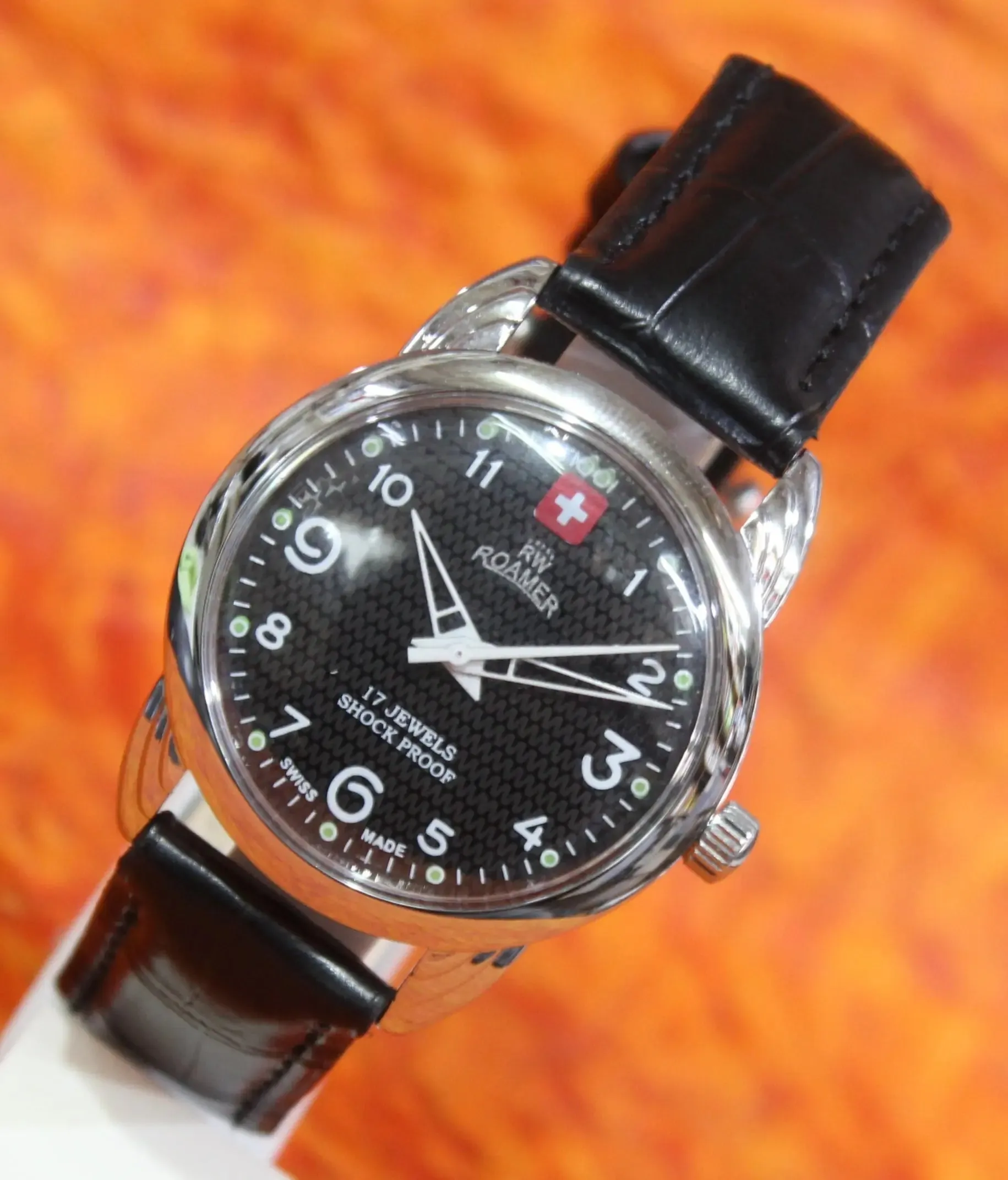 Roamer ST96 Watch 17 Jewels Mechanical Hand Winding Swiss Made Mechanism