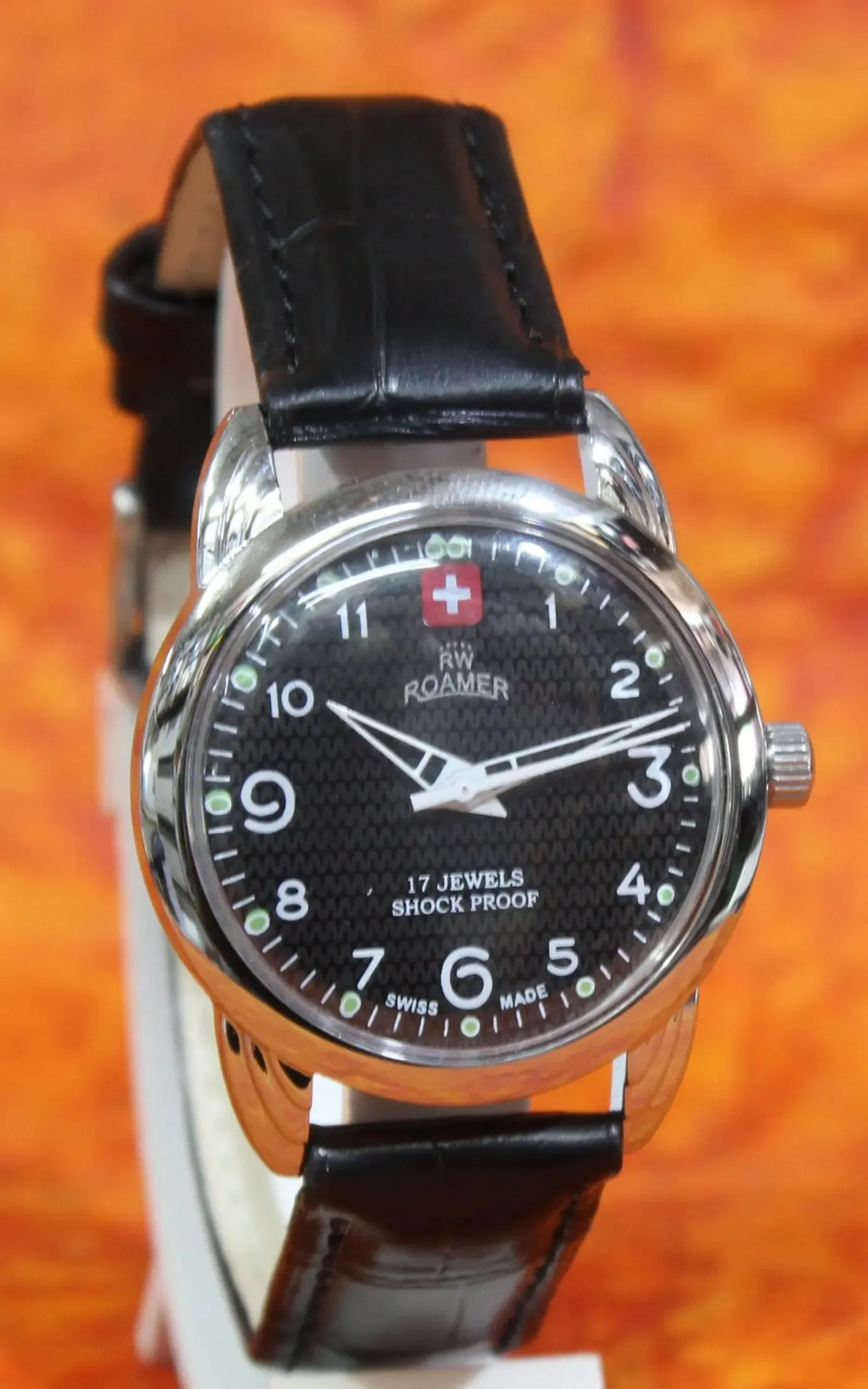 Roamer ST96 Watch 17 Jewels Mechanical Hand Winding Swiss Made Mechanism