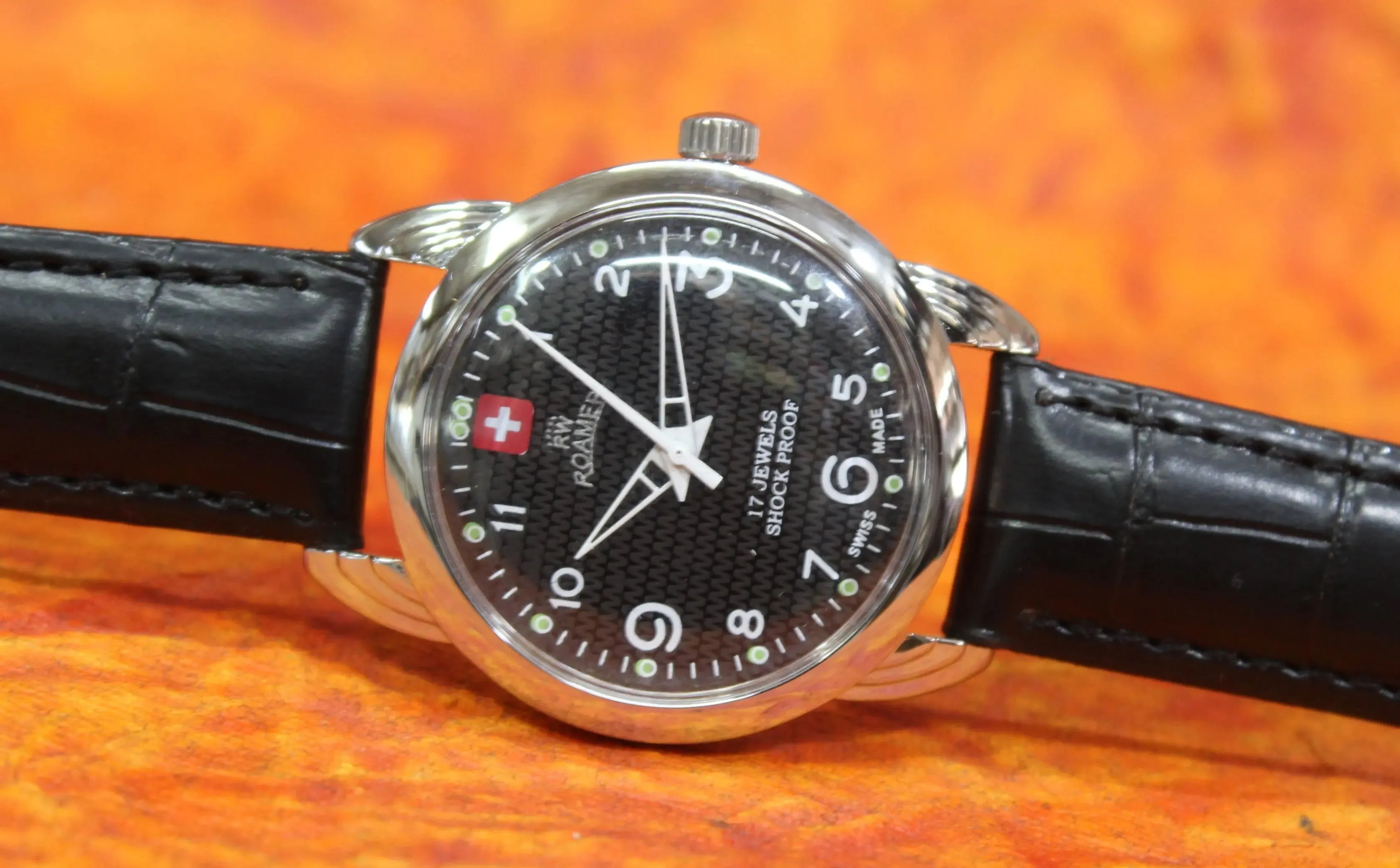 Roamer ST96 Watch 17 Jewels Mechanical Hand Winding Swiss Made Mechanism