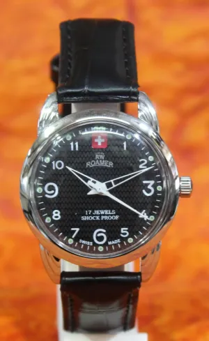 Roamer ST96 Watch 17 Jewels Mechanical Hand Winding Swiss Made Mechanism