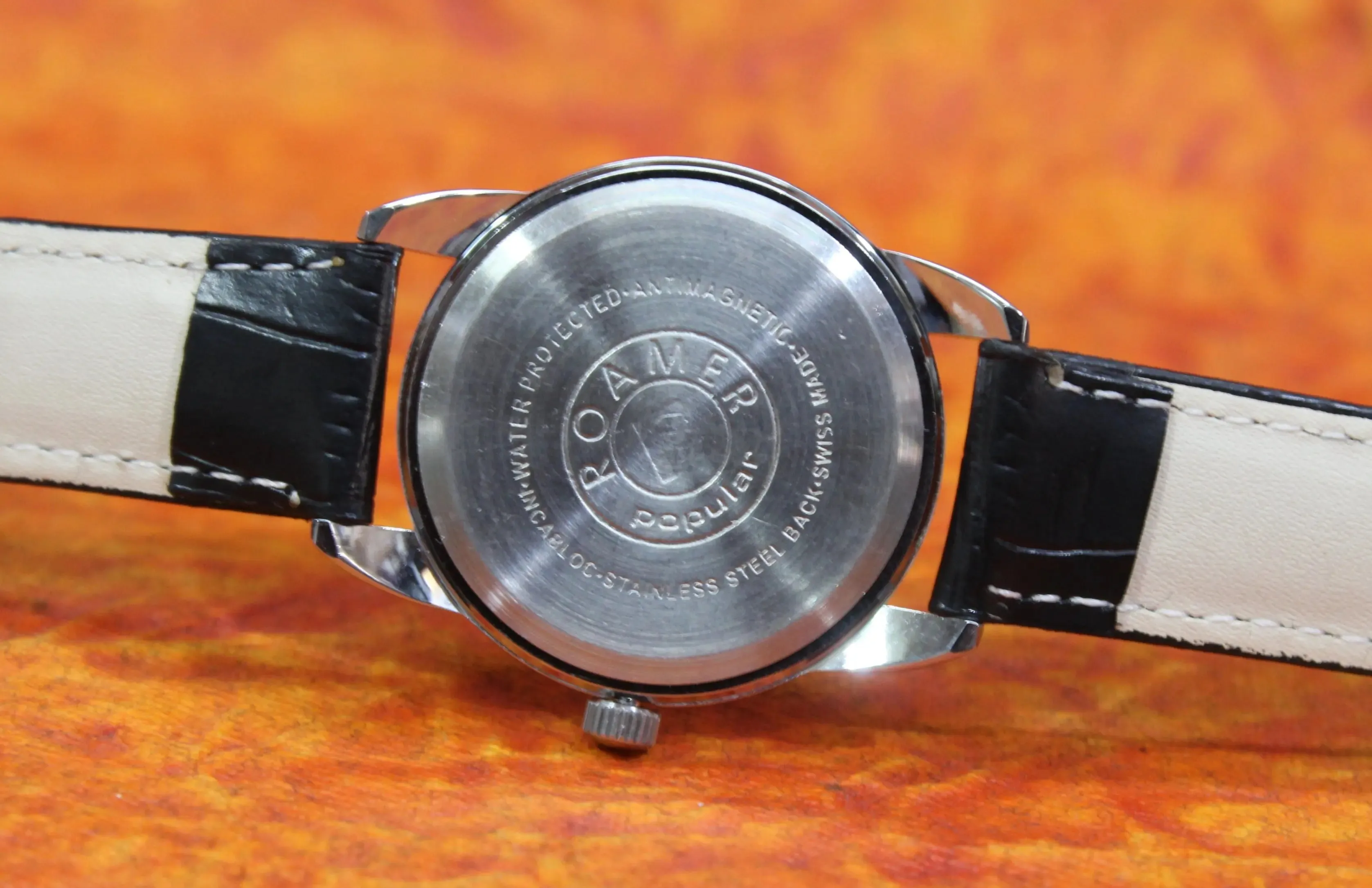 Roamer ST96 Watch 17 Jewels Mechanical Hand Winding Swiss Made Mechanism