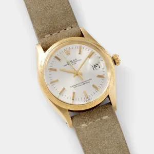Rolex Date 1513 Yellow Gold Rare Bezel