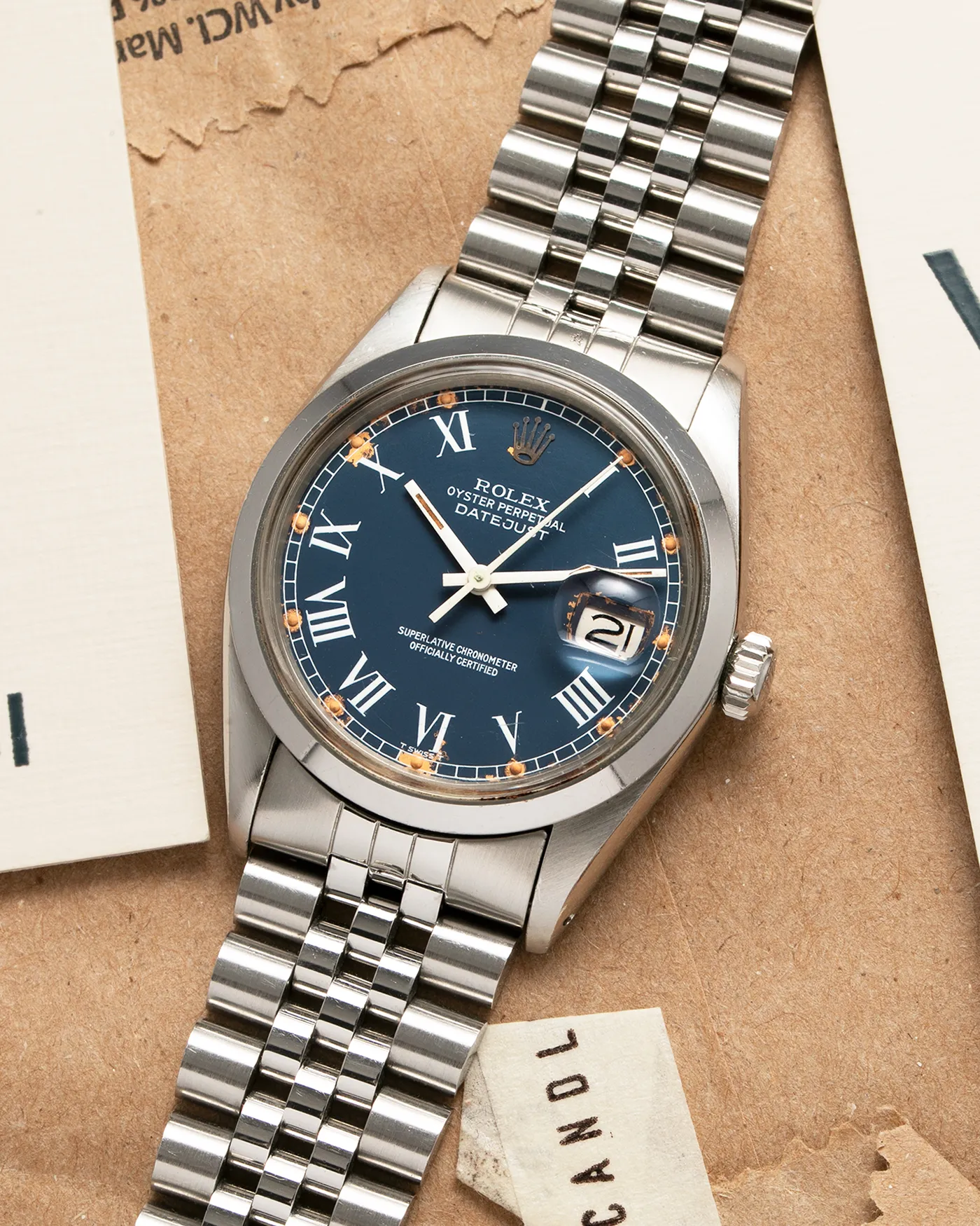 Rolex Datejust 16000 Buckley Blue