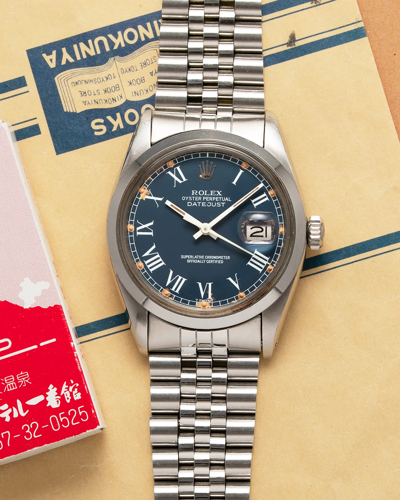 Rolex Datejust 16000 Buckley Blue