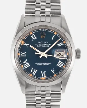 Rolex Datejust 16000 Buckley Blue