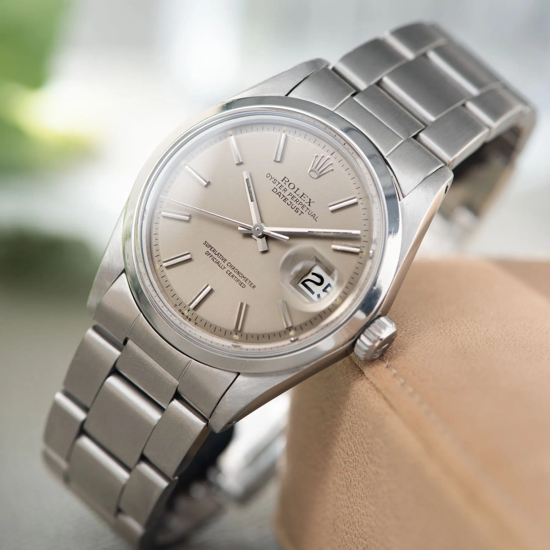Rolex Datejust Taupe Dial Reference 1600
