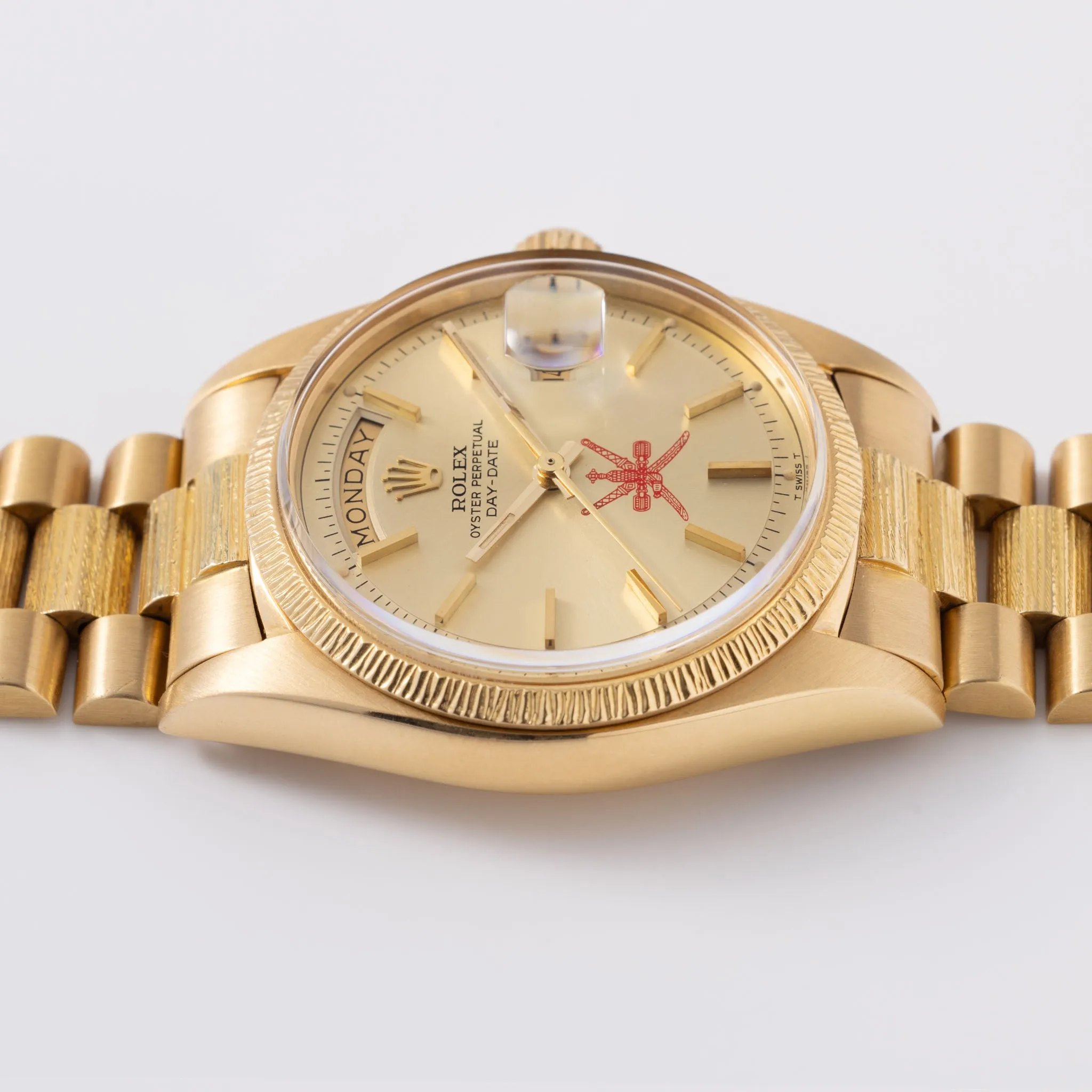 Rolex Day-Date 1807 Oman Khanjar Dial Retailed by Asprey “Bark”