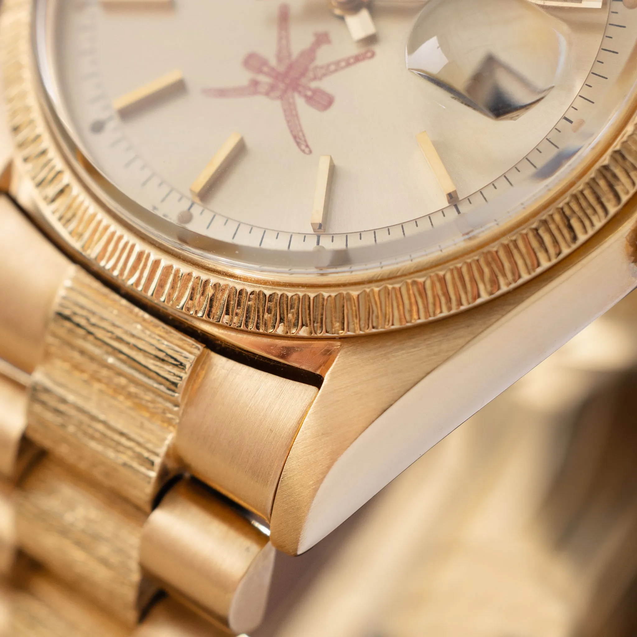 Rolex Day-Date 1807 Oman Khanjar Dial Retailed by Asprey “Bark”
