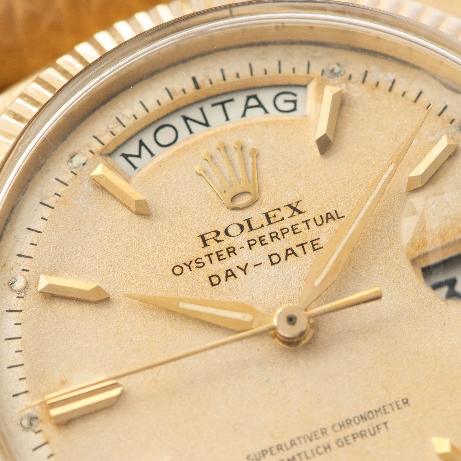 Rolex Day Date Yellow Gold German Dial 6611