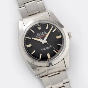 Rolex Milgauss 1019 Black Dial Square Lume Box and Papers