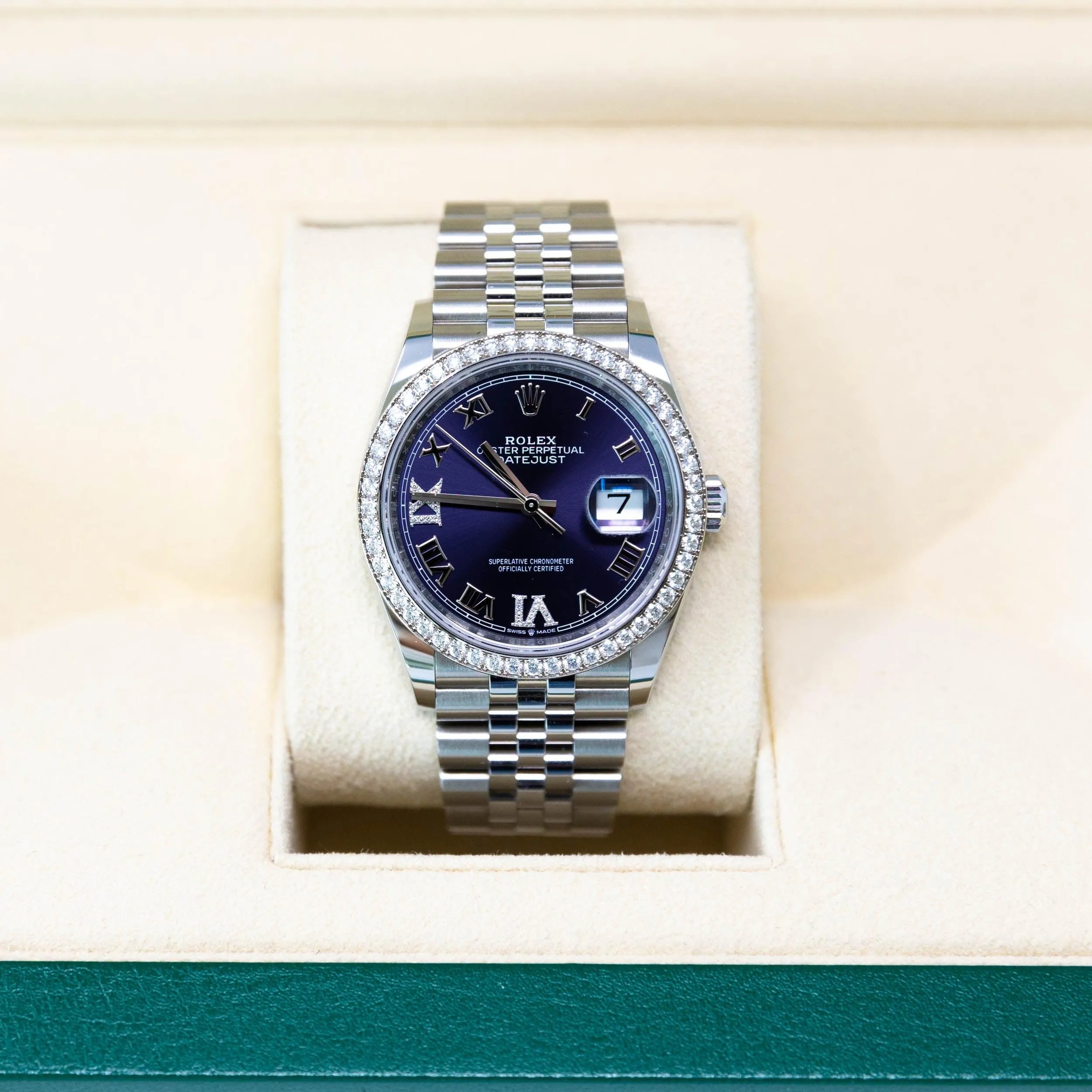 Rolex White Gold & Diamond Datejust 36mm