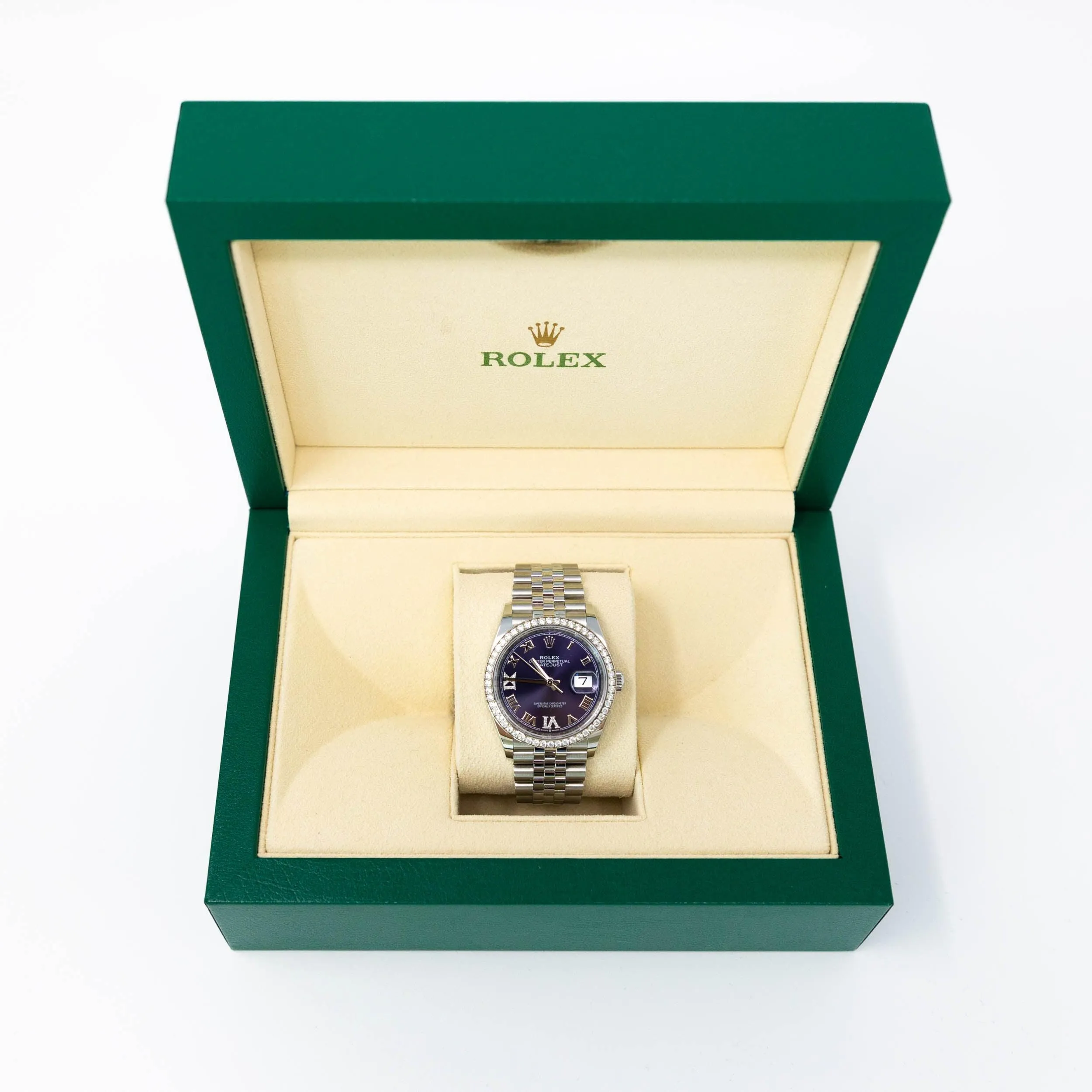 Rolex White Gold & Diamond Datejust 36mm
