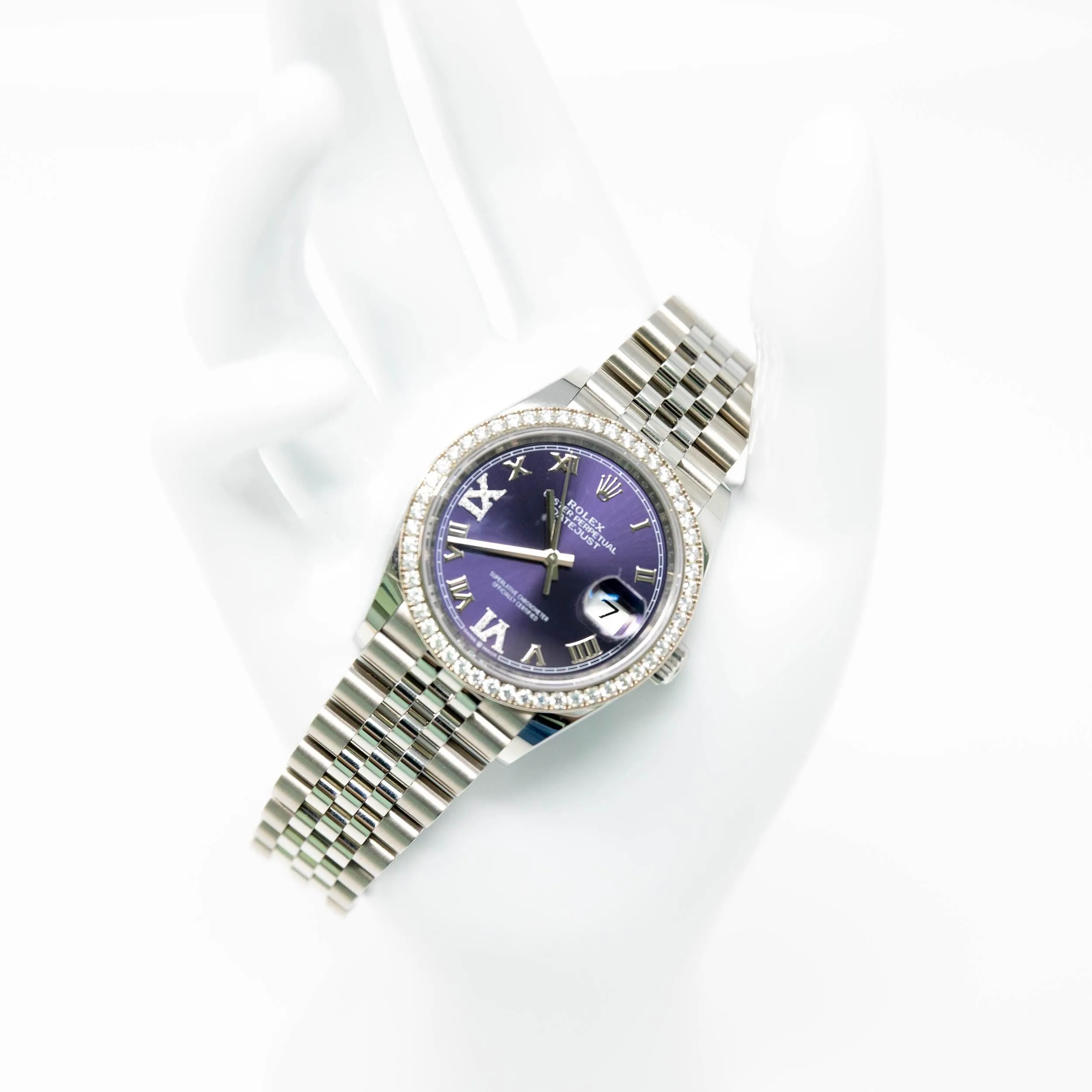 Rolex White Gold & Diamond Datejust 36mm